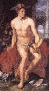 Hendrick Goltzius Mercury as personification of painting USA oil painting artist